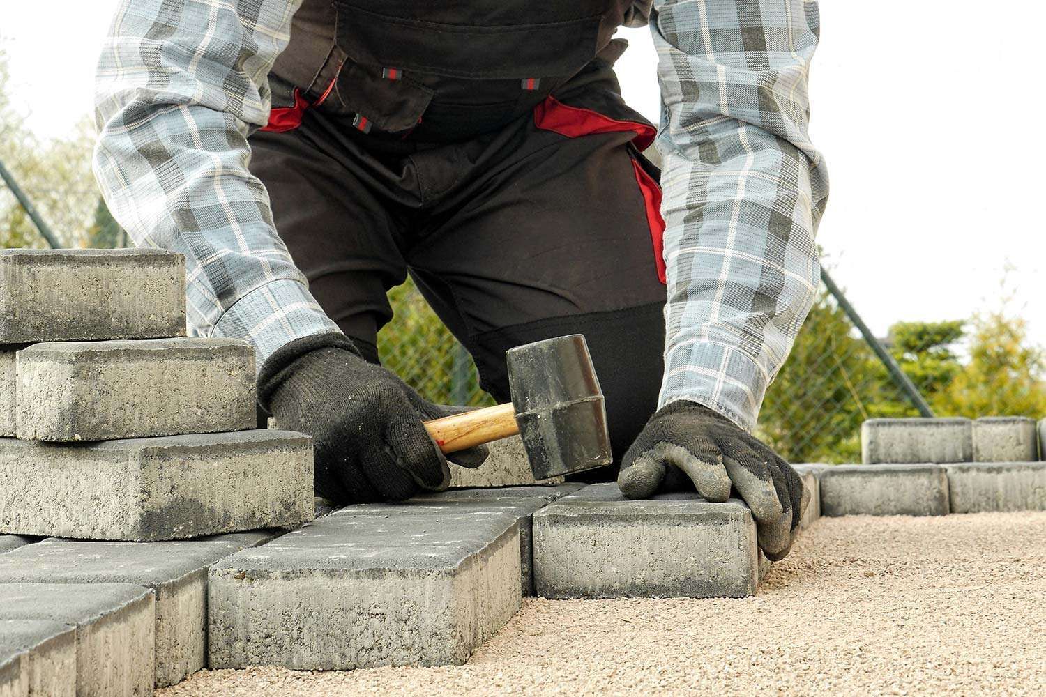 block paving installation