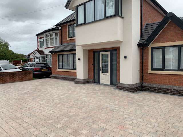 Block Paving Driveway installation in Warwick